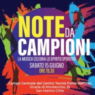 Sabato, sul Centrale di Montecchio, il concerto “Note da Campioni”